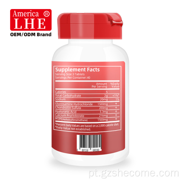 Shecome Advanced Glucosamina Condroitina MSM Comprimidos